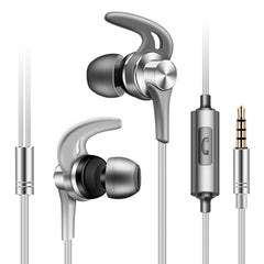 QKZ EQ1 CNC Metal Shark Fin Auriculares Deportes Música Auriculares