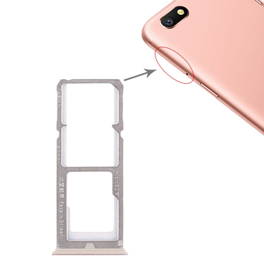 Para OPPO A77 2 x Bandeja de tarjeta SIM + B...
