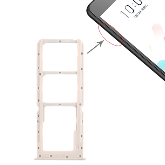 Para OPPO A5 / A3s 2 x Bandeja de tarjeta SI...