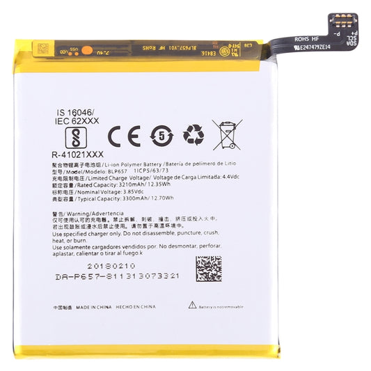 3210mAh BLP657 para batería de polímero de l...