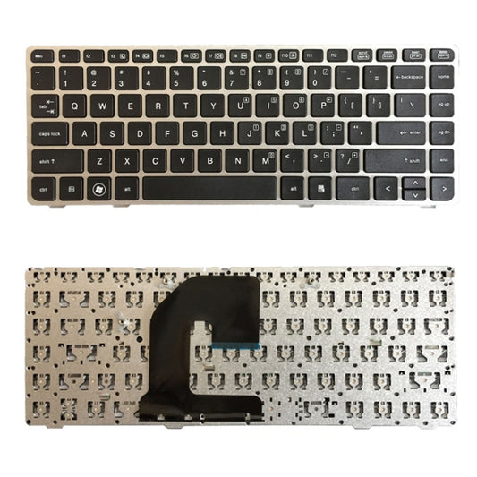 Teclado versión estadounidense con marco pla...