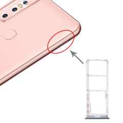 Para Vivo Y7s Bandeja de tarjeta SIM + Bande...