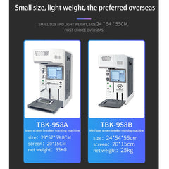TBK958B Mini máquina automática de reparació...