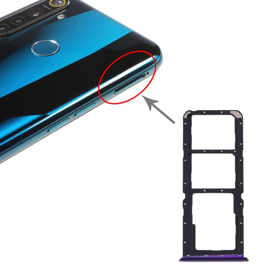 Para OPPO Realme 5 Pro / Q Bandeja de tarjet...