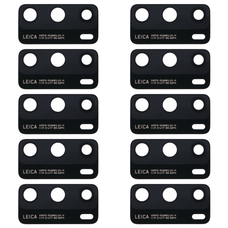 Para Huawei P40 10 piezas Lente de cámara tr...