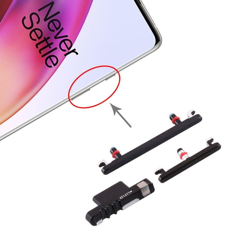 Para OnePlus 8 Botón de encendido y botón de...
