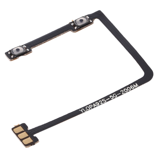 Para OPPO A92 Cable flexible de botón de vol...