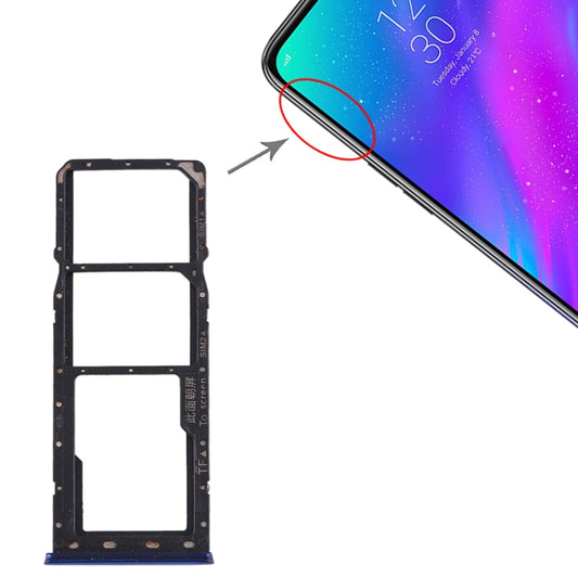 Para OPPO Realme 3 Bandeja de tarjeta SIM + ...
