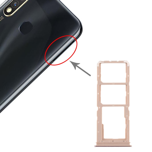 Para vivo Y5s Bandeja de tarjeta SIM + Bande...