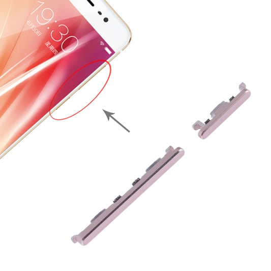 Para teclas laterales Vivo X7, For Vivo X7