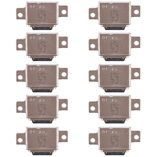 Para Galaxy S9+ 10 piezas Conector de puerto...