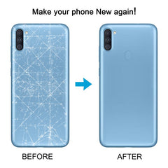 Para Samsung Galaxy A11 tapa trasera de bate...