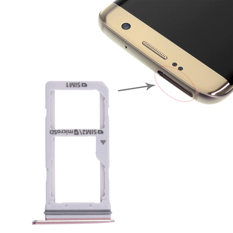Para Galaxy S7 Edge 2 Bandeja de tarjeta SIM...