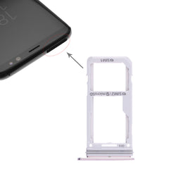 Para Galaxy S8 / S8+ 2 Bandeja de tarjeta SI...