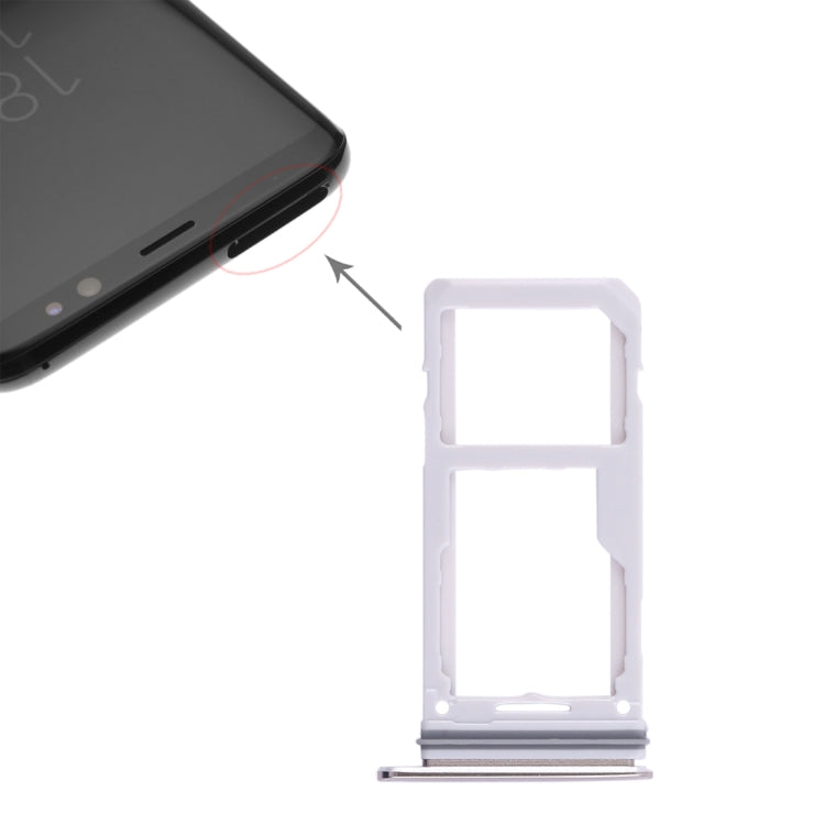 Para Galaxy S8 / S8+ 2 Bandeja de tarjeta SI...