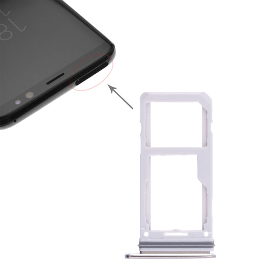 Para Galaxy S8 / S8+ 2 Bandeja de tarjeta SI...