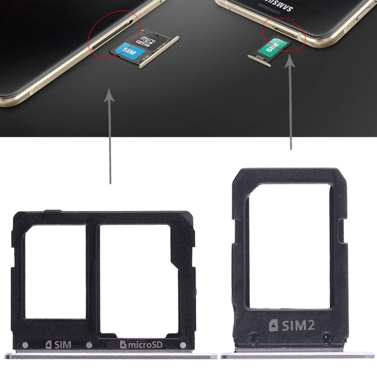 Para Galaxy A5108 / A7108 2 Bandeja Tarjeta ...