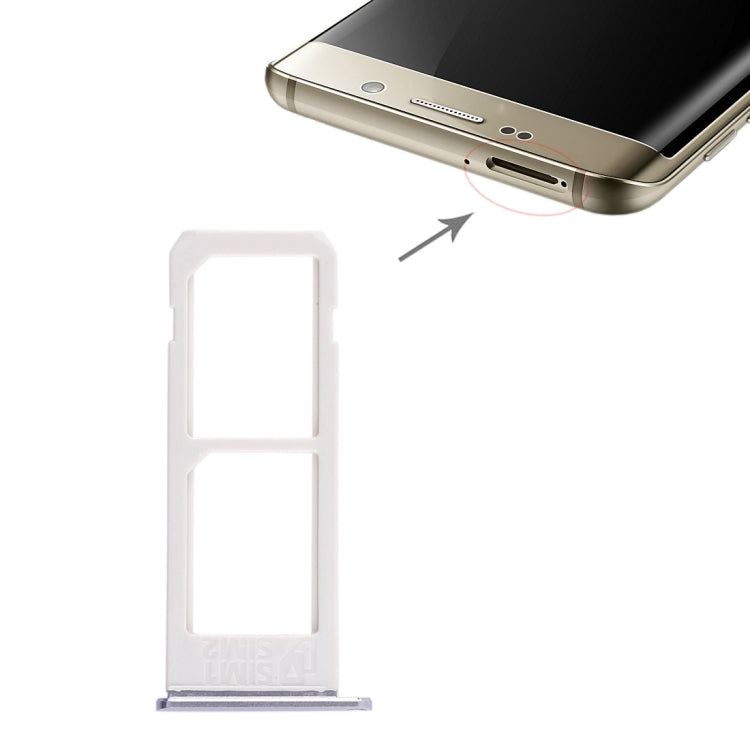 Para Galaxy S6 Edge plus / S6 Edge+ 2 bandej...