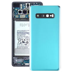 Para Galaxy S10+ Tapa trasera de batería con...