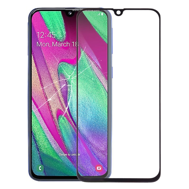 Para Galaxy A40 Lente de vidrio exterior de ...