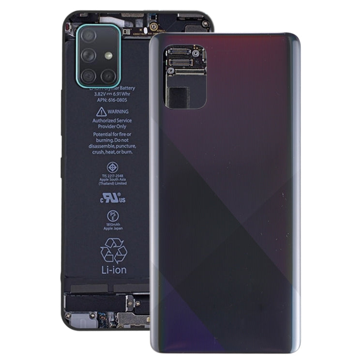 Para Galaxy A71 Tapa Trasera De Batería Orig...