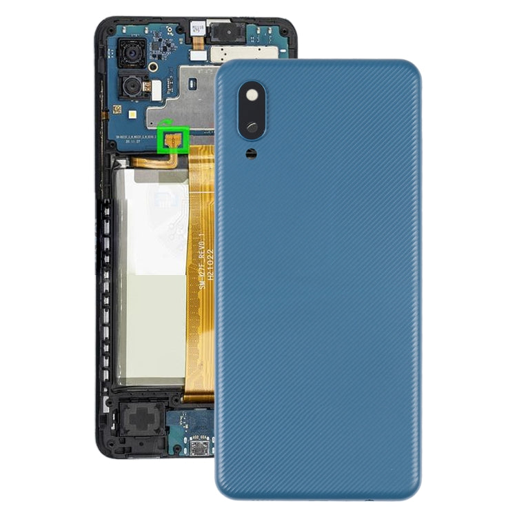 Para Samsung Galaxy A02 Tapa trasera de bate...