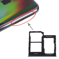 Para Galaxy A40 Bandeja de tarjeta SIM + Ban...