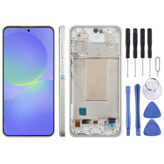 For Galaxy A36 SM-A366B 6.67 inch OLED LCD Screen with Frame