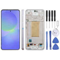 For Galaxy A36 SM-A366B 6.67 inch OLED LCD Screen with Frame