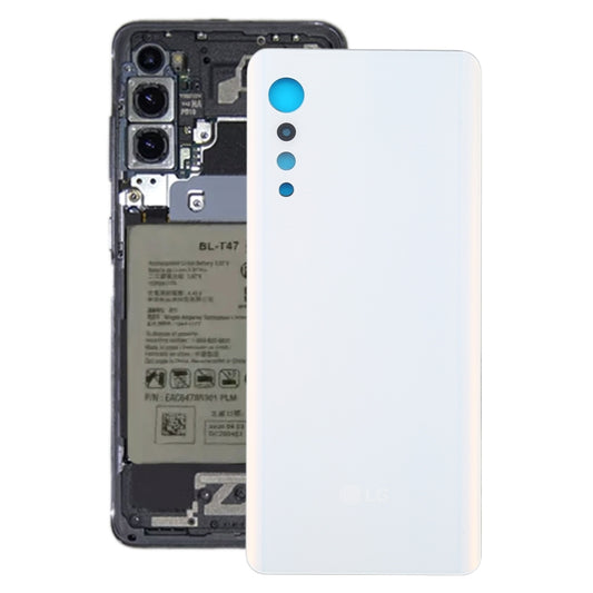 Tapa trasera de batería para LG Velvet LMG91...