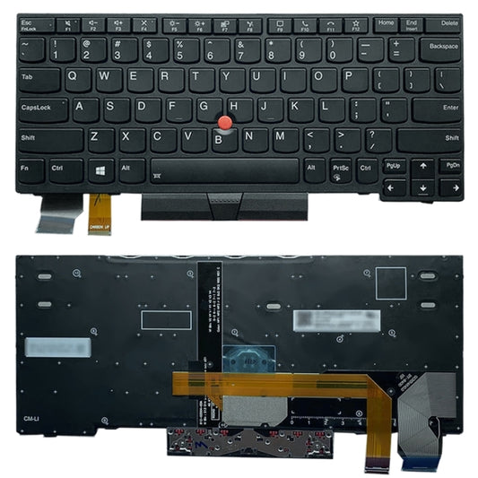 Teclado versión estadounidense con luz trasera para Lenovo ThinkPad X13