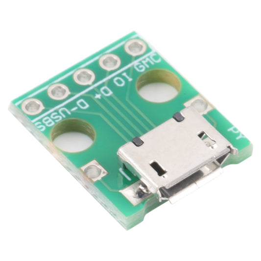 Placa de prueba de conector hembra Micro USB...