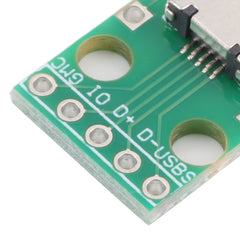 Placa de prueba de conector hembra Micro USB...