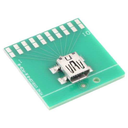 Mini placa de prueba hembra USB de 10 pines ...