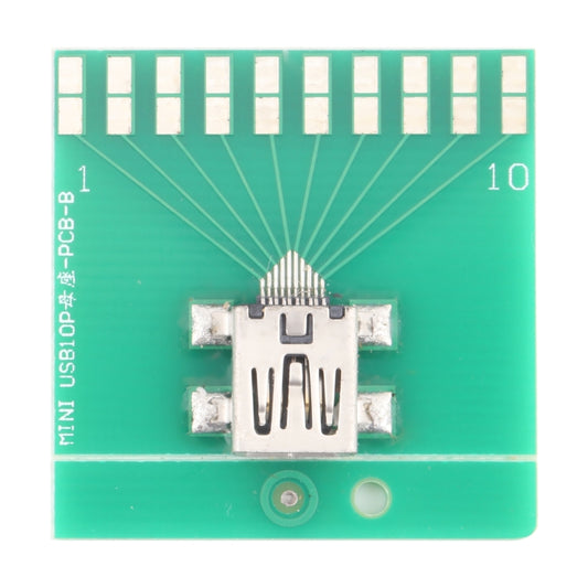 Mini placa de prueba hembra USB de 10 pines ...