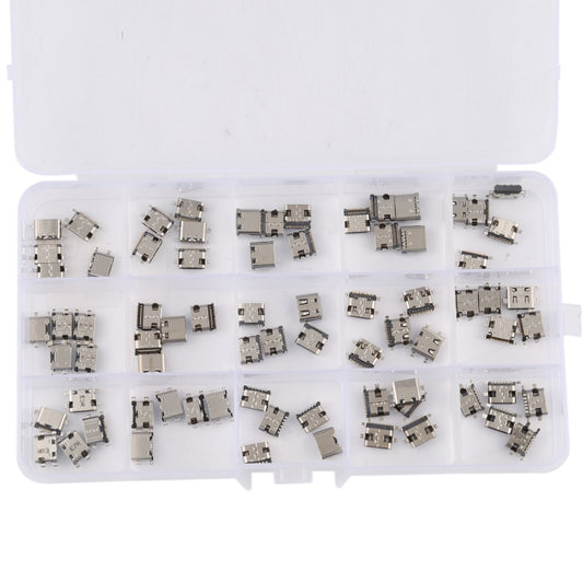 75 unids/set conector de puerto de carga USB...
