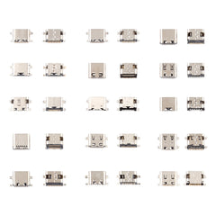 75 unids/set conector de puerto de carga USB...