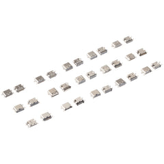 75 unids/set conector de puerto de carga USB...