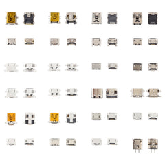 240 PCS/Set Conector de puerto de carga Micr...