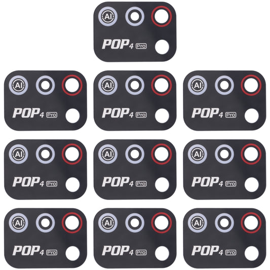 Para Tecno Pop 4 Pro 10 piezas Lente de cáma...