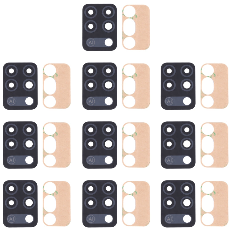 Para Tecno Pova LD7, LD7j 10 piezas lente de...