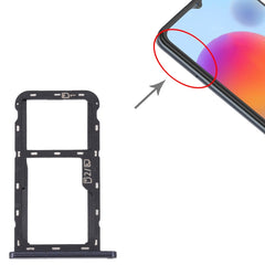 Para ZTE Blade A72 Bandeja de tarjeta SIM + ...