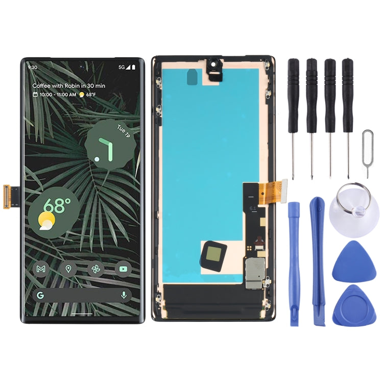 Pantalla LCD original para ensamblaje completo del digitalizador Google Pixel 6 Pro con marco