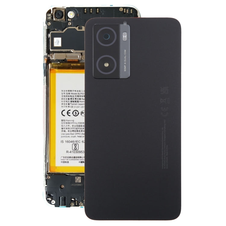 Para OPPO A77 5G / A77s Tapa trasera de bate...
