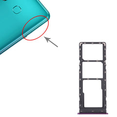 Para Infinix Hot 8 Lite/Hot 8 Bandeja de tar...