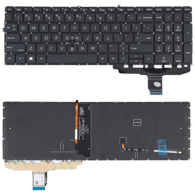 Teclado versión estadounidense con retroilum...