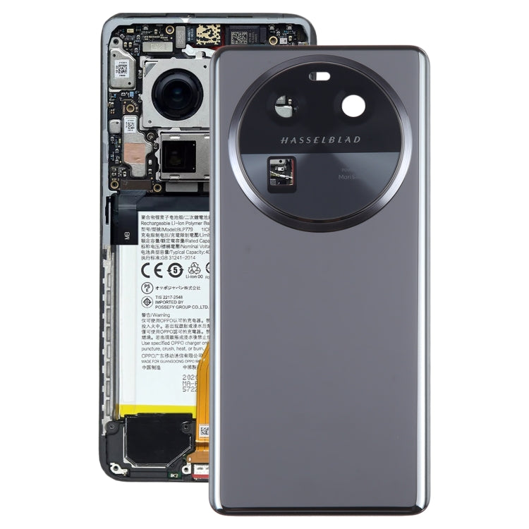 Para OPPO Find X6 Tapa trasera de batería or...