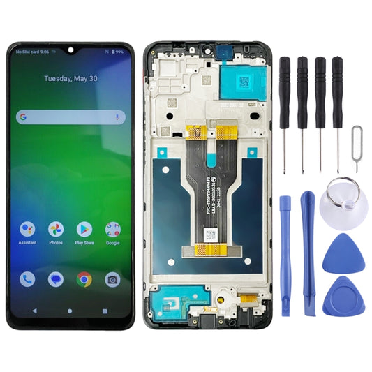 Pantalla LCD + táctil original con marco para Cricket Icon 4
