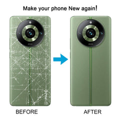 Para Realme 11 Pro+ Tapa trasera de batería ...