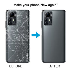 Para ZTE Blade A72S A7050 tapa trasera de ba...